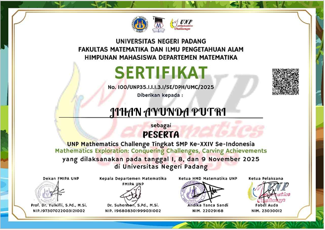 Sebagai Peserta
